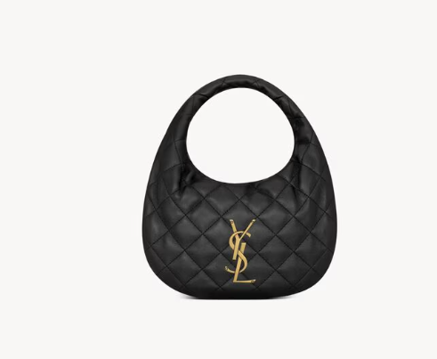 Saint Laurent Black Quilted Nappa Icarino Bag 851689