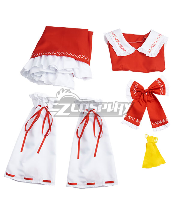 Touhou Project Hakurei Reimu Cosplay Costume