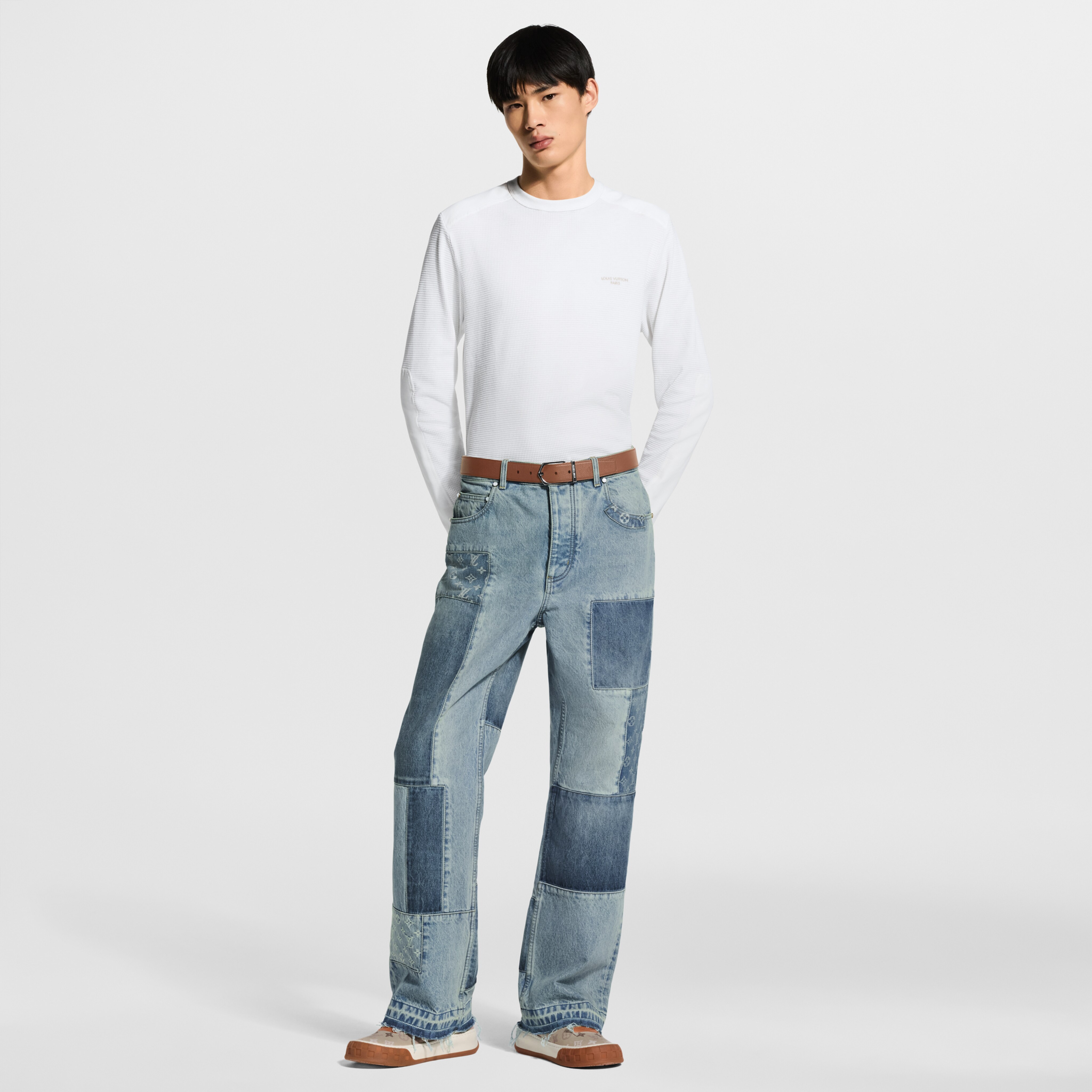 ワッフルロングスリーブ アウトドアTシャツ