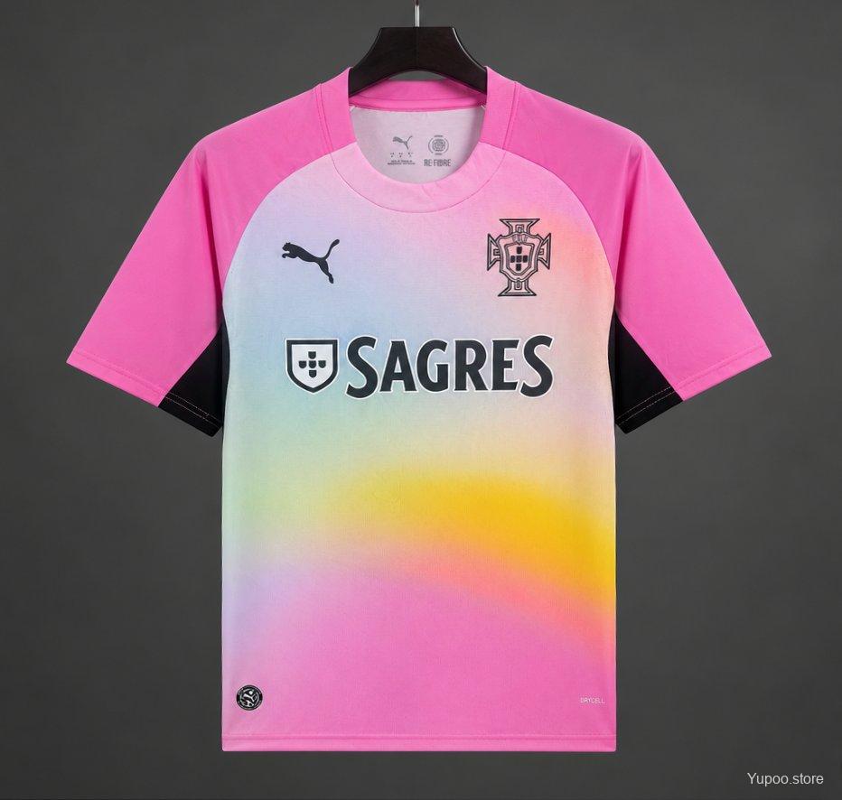 Portugal 2026 World Cup Pre-Match Sunset Gradient Training Men Jersey | Soc Jersey - Premium Football Jersey