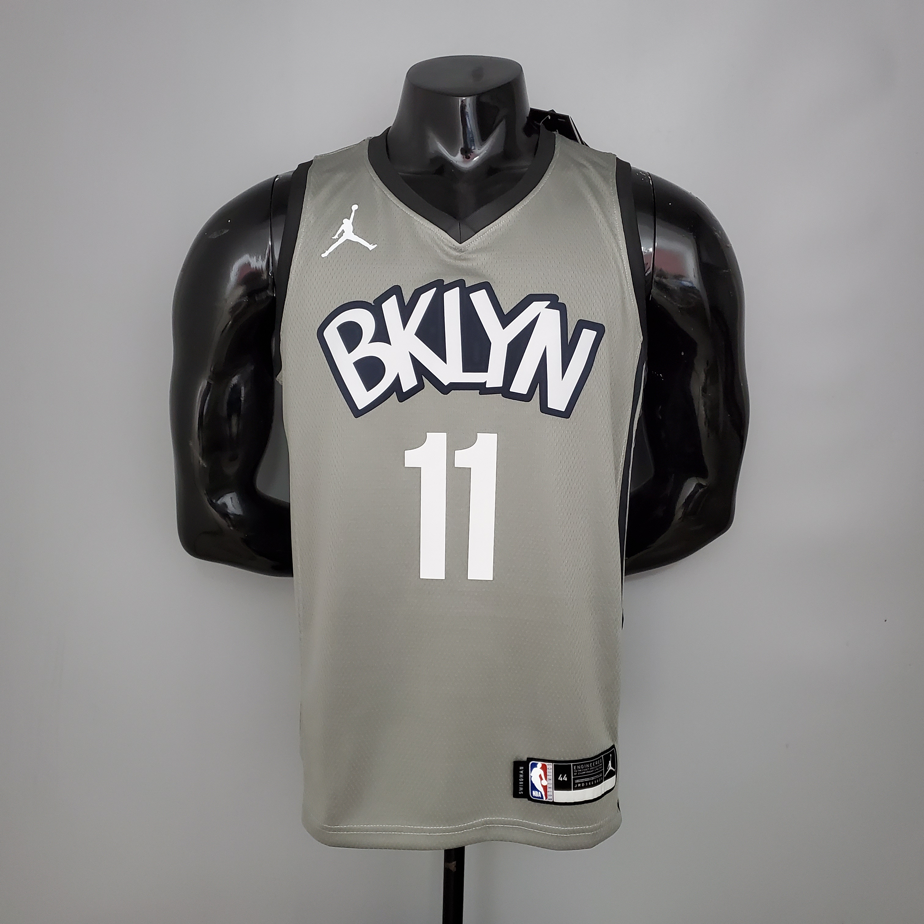 Kyrie Irving Brooklyn Nets Flying Man Swingman Jersey Gray