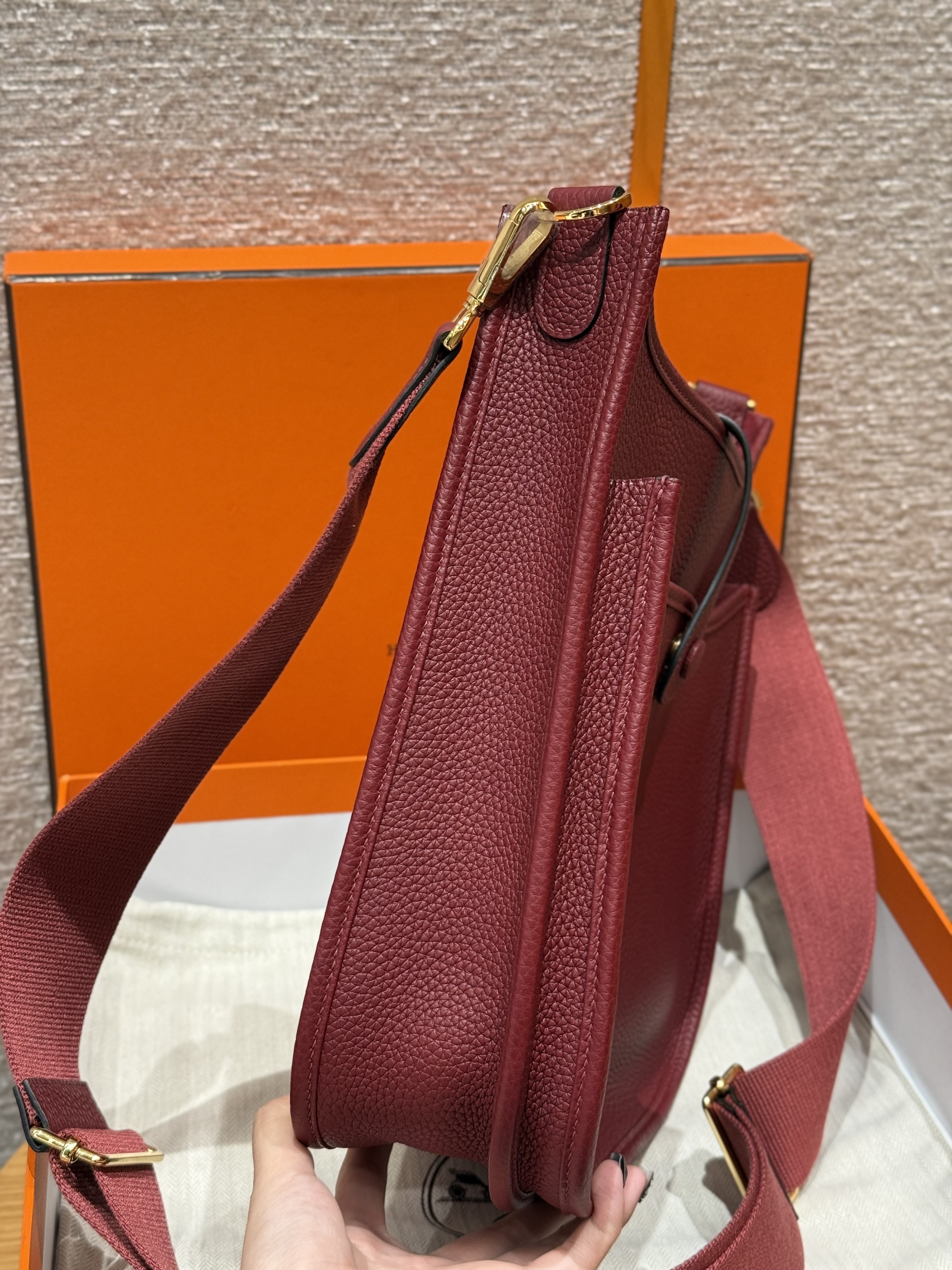 Hermes Rouge H Clemence Evelyne III 29