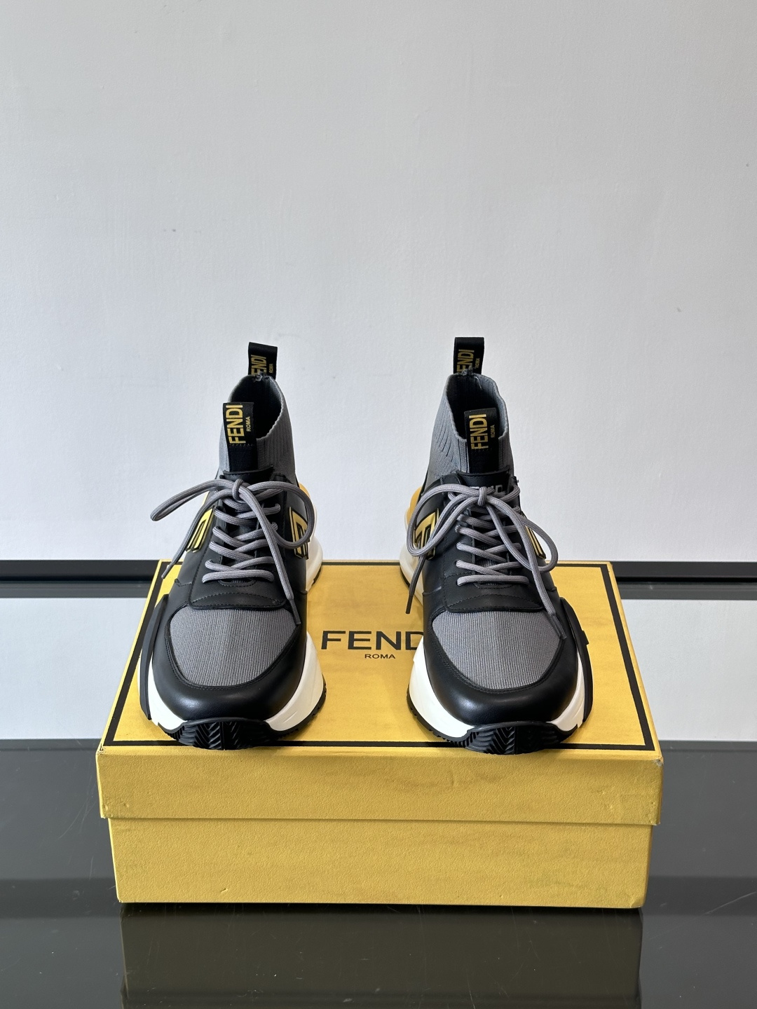 Fendi Men's Flow High-top Sneaker