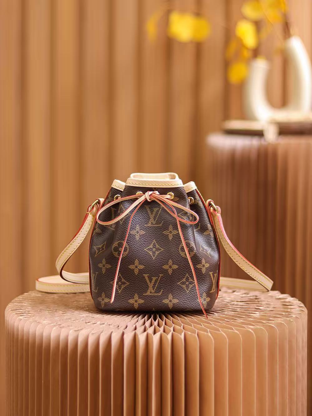 Louis Vuitton Classic Monogram Canvas Bucket Bag