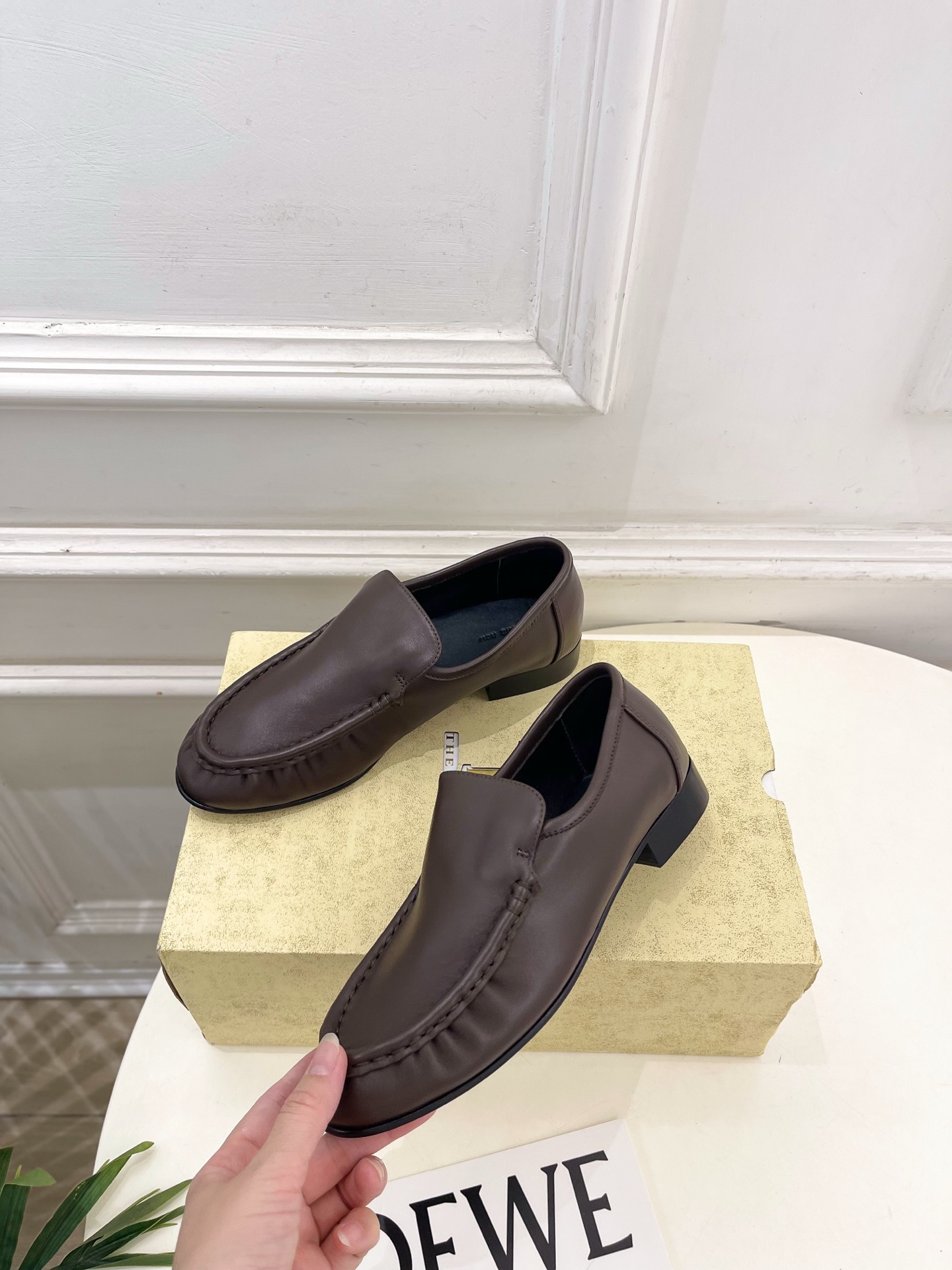 The Row Leather Loafer