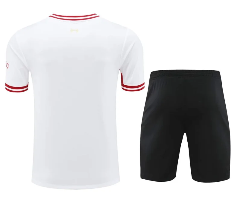 24-25  Liverpool Training Wear White Suit Shirt