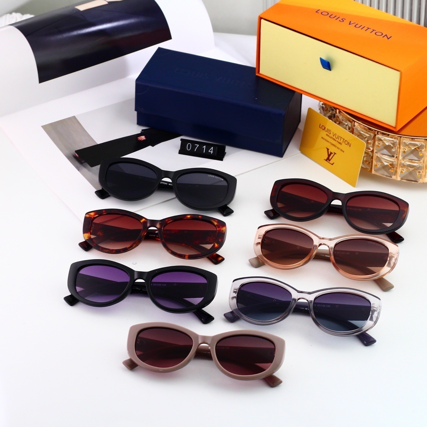 Louis Vuitton LV Moon Cat Eye Sunglasses Top quality - KAIROO