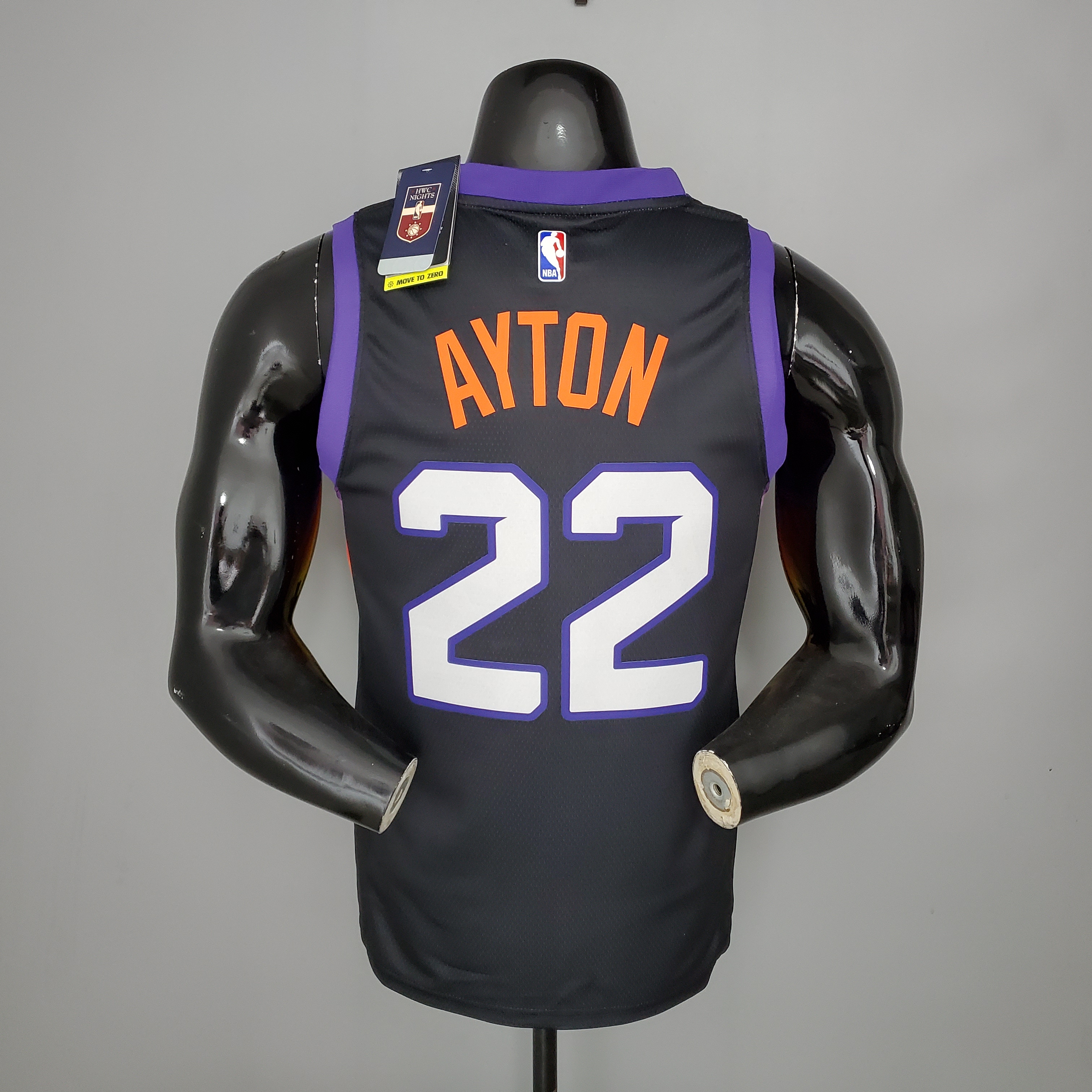 Deandre Ayton Phoenix Suns City Edition 2021 Swingman Jersey Black