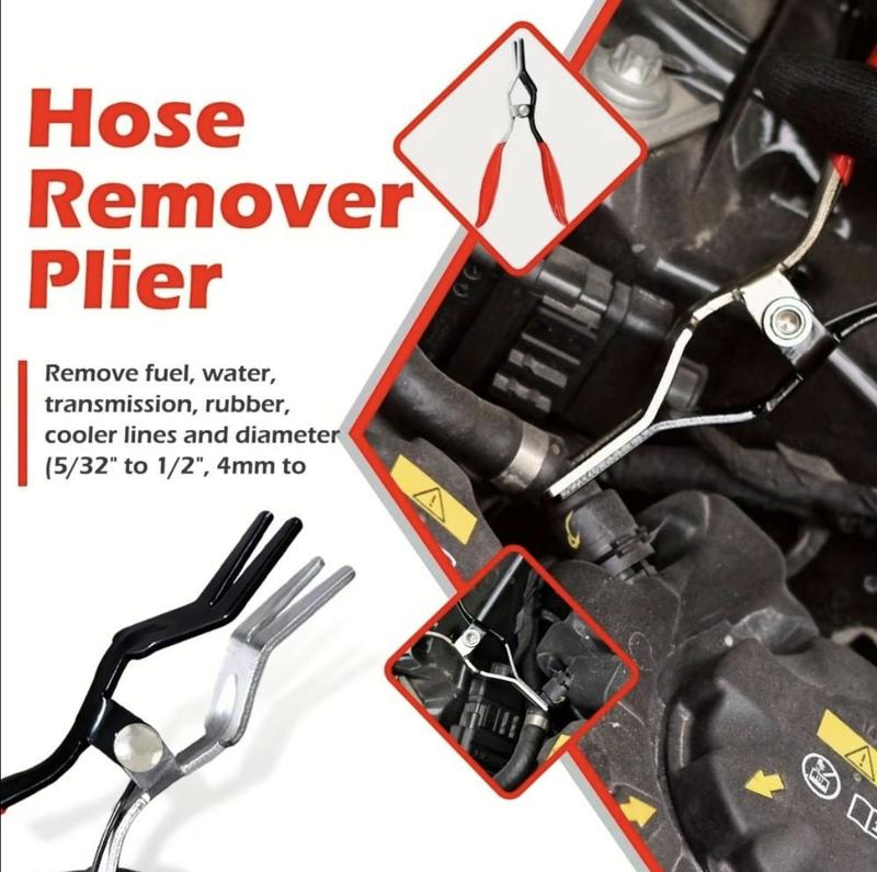 Professional Hose Clamp Pliers Kit - Flexible Cable & Swivel Jaw Tool Set for Fuel, Oil, & Water Lines - The Ultimate 