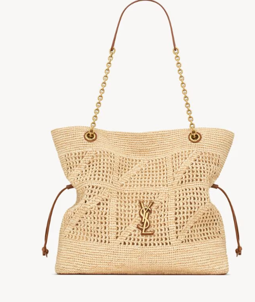 Saint Laurent Natural Raffia Large Jamie Bag 838876