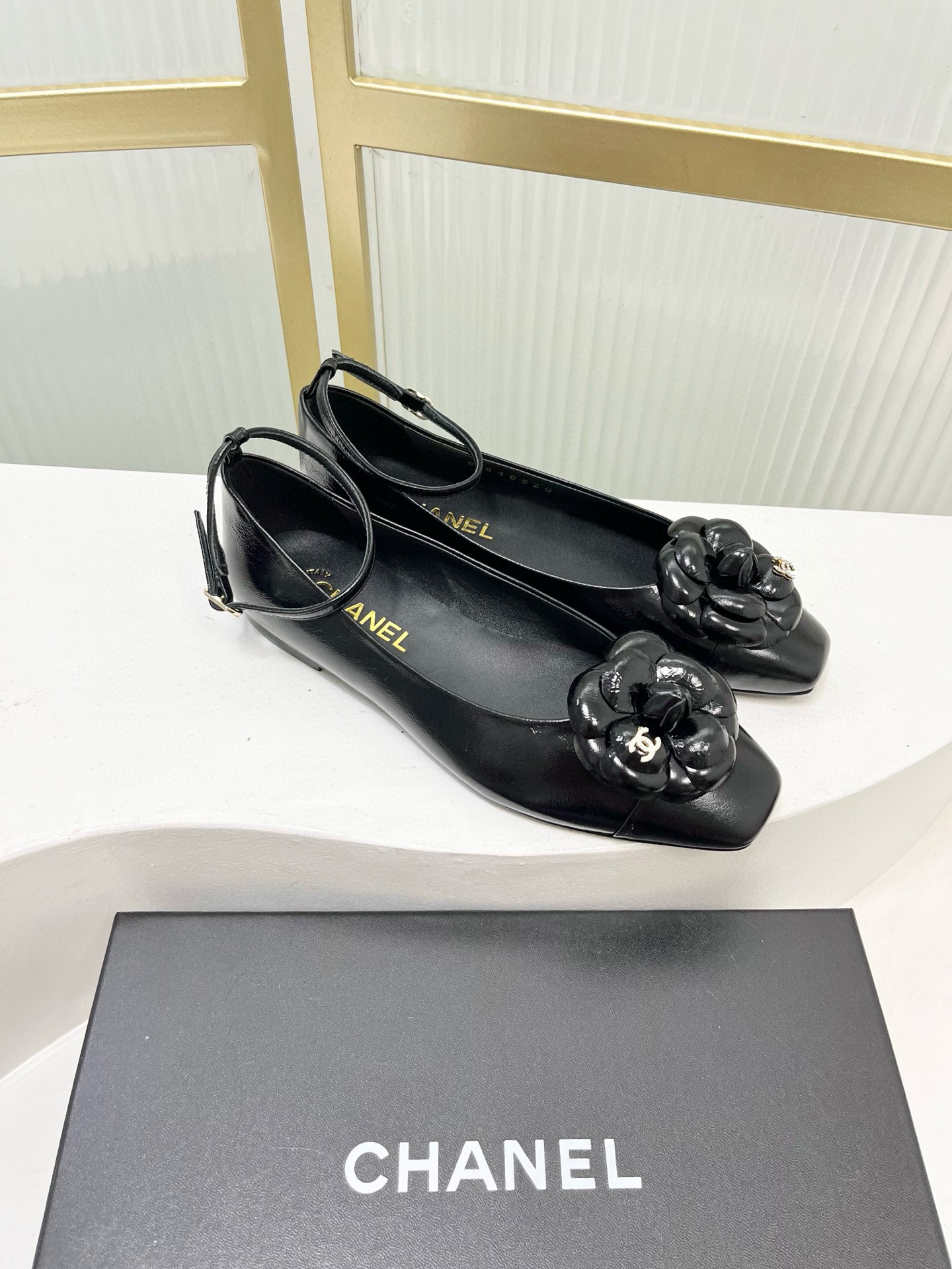 Chanel Leather Ballet Flats