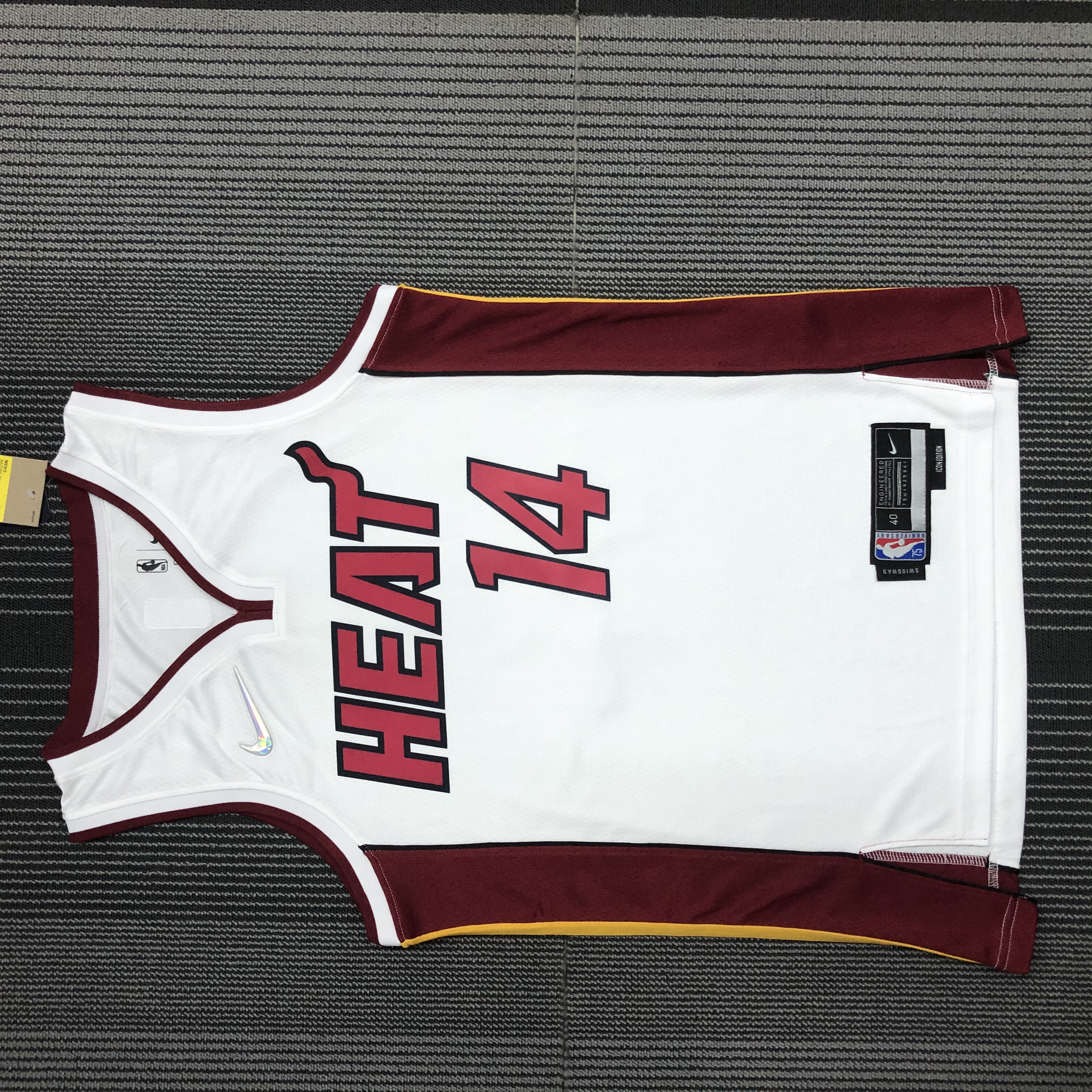 75TH anniversary  Miami Heat White  No.14 Herro