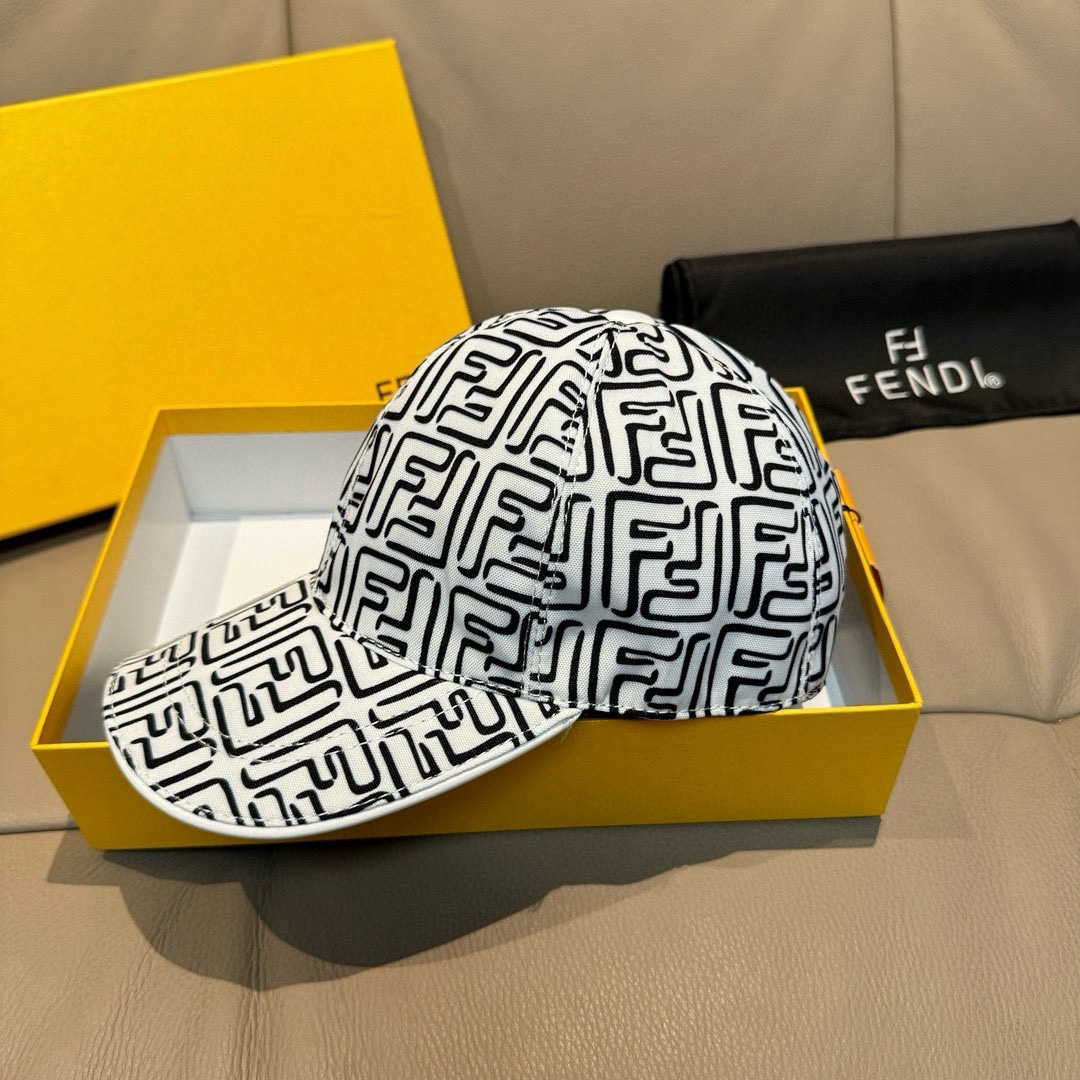 Fendi FF Logo Baseball Cap