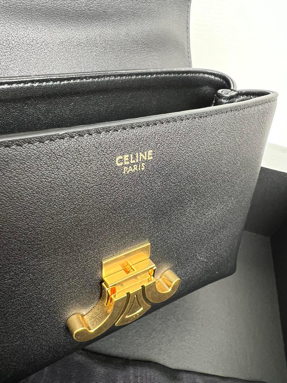 Celine Black Kelly handbag Bags