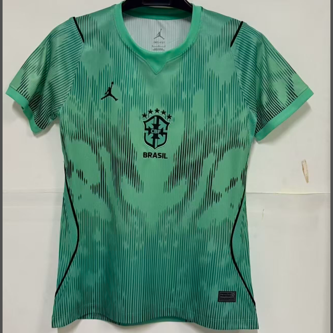 Female 2026 Mens Brazil World Cup Goalkeeper Jersey S-2XL