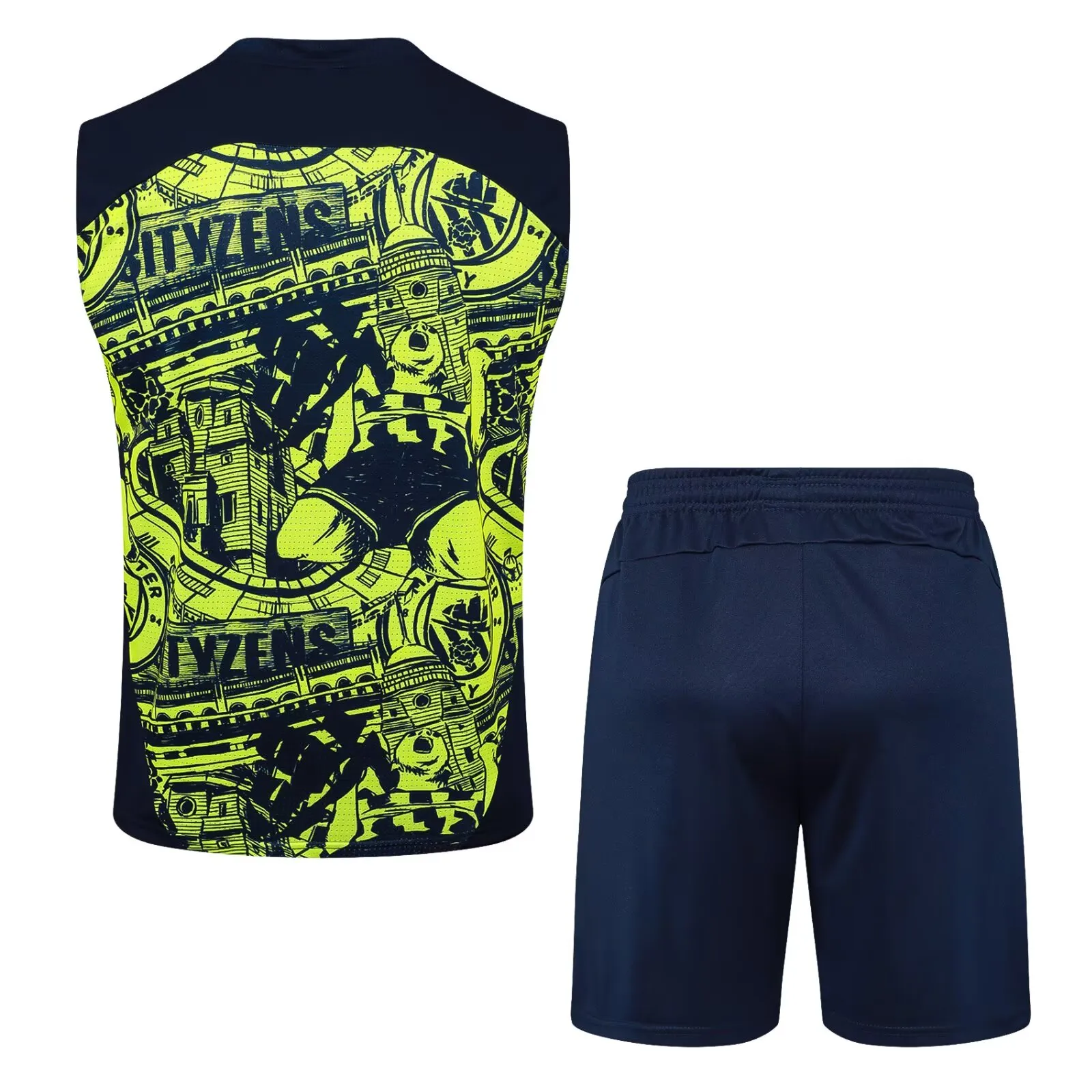 Manchester City Sleevesless Training Suit D1281