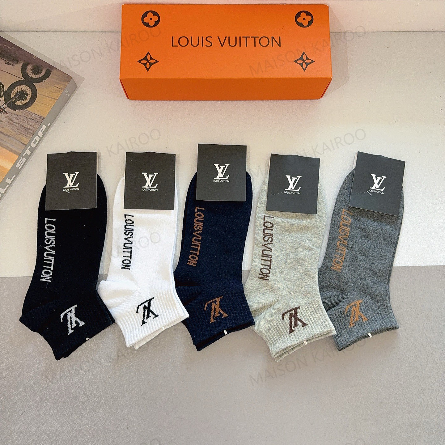 Louis Vuitton LV Socks 5-Pack - KAIROO