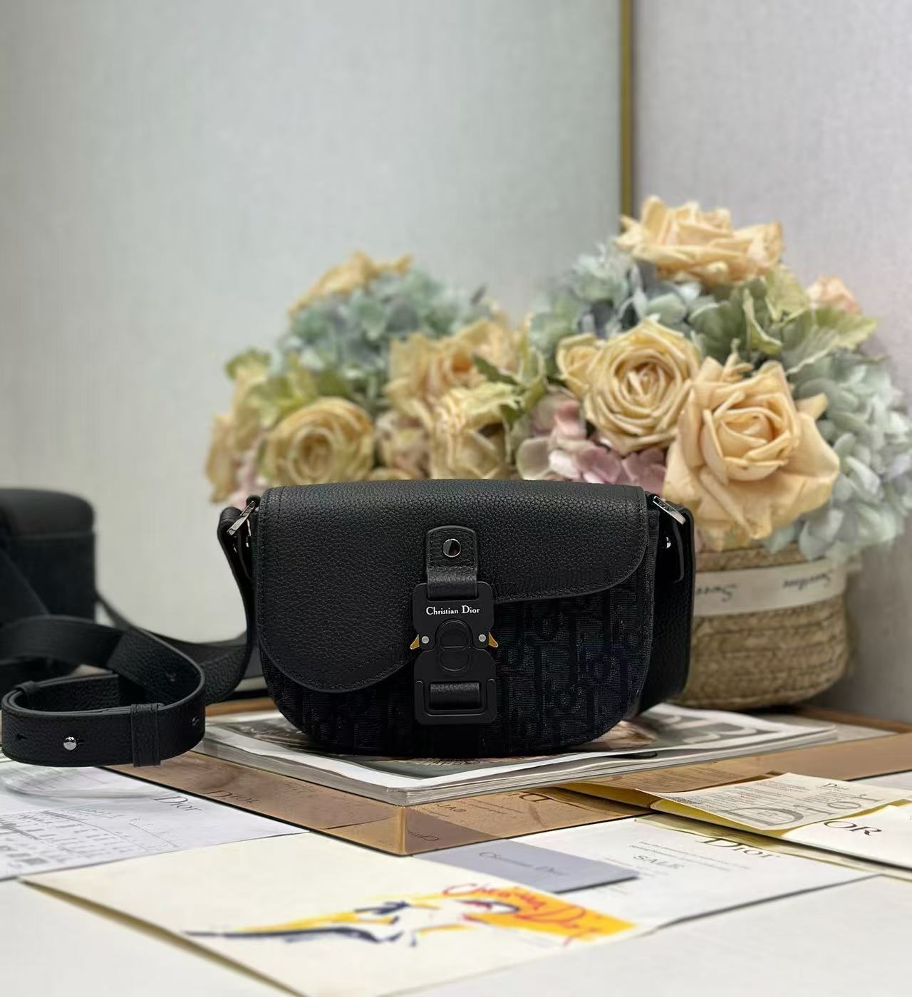 DIOR mini saddle bag