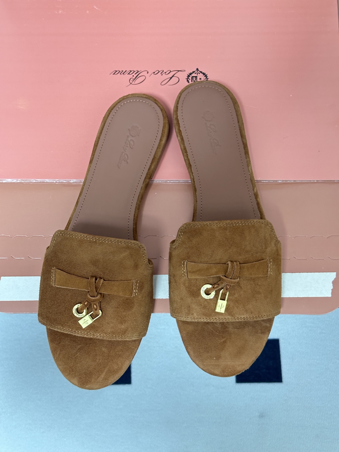 Loro Piana Women's Suede Flat Slides