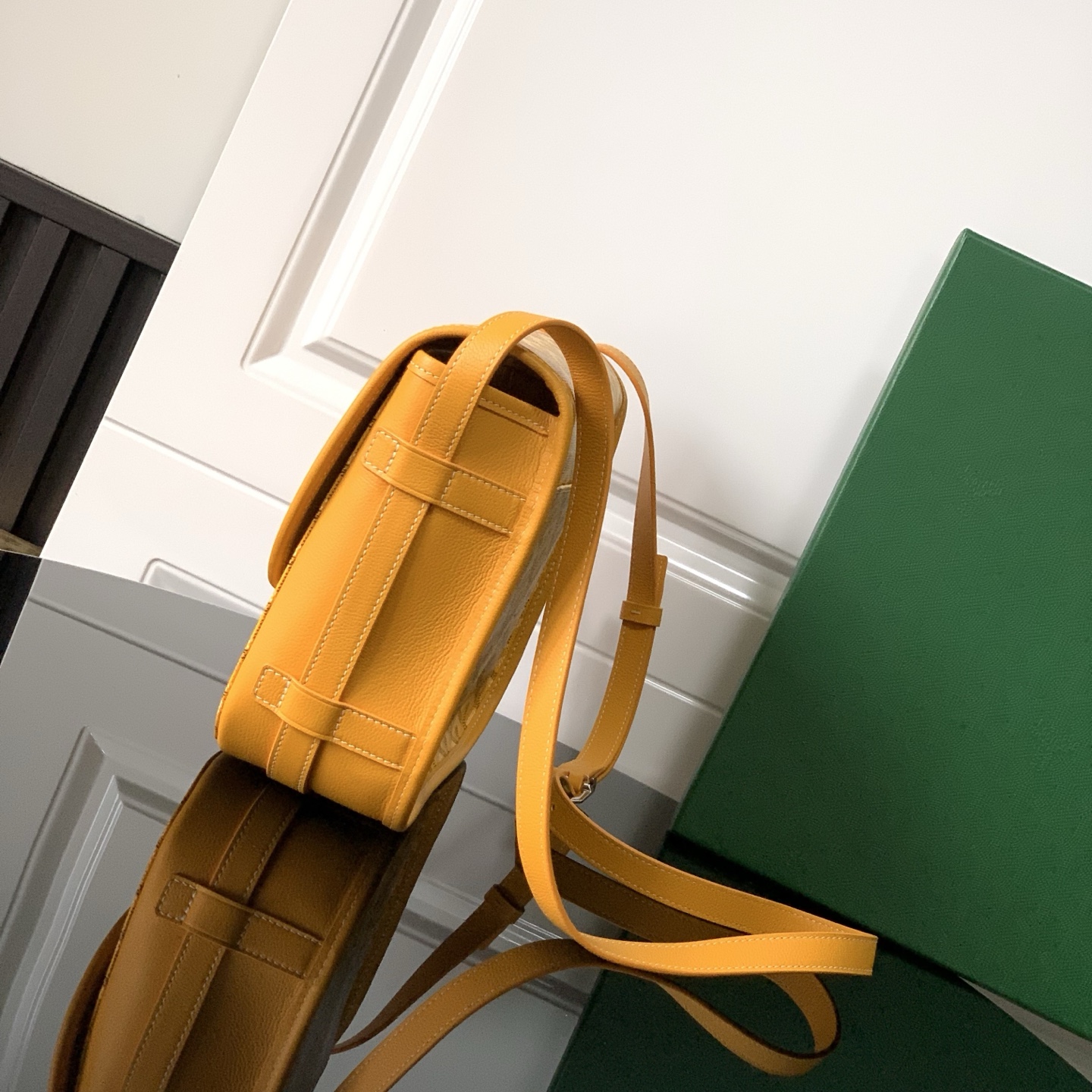 Goyard Belvedere MM Bag in Yellow