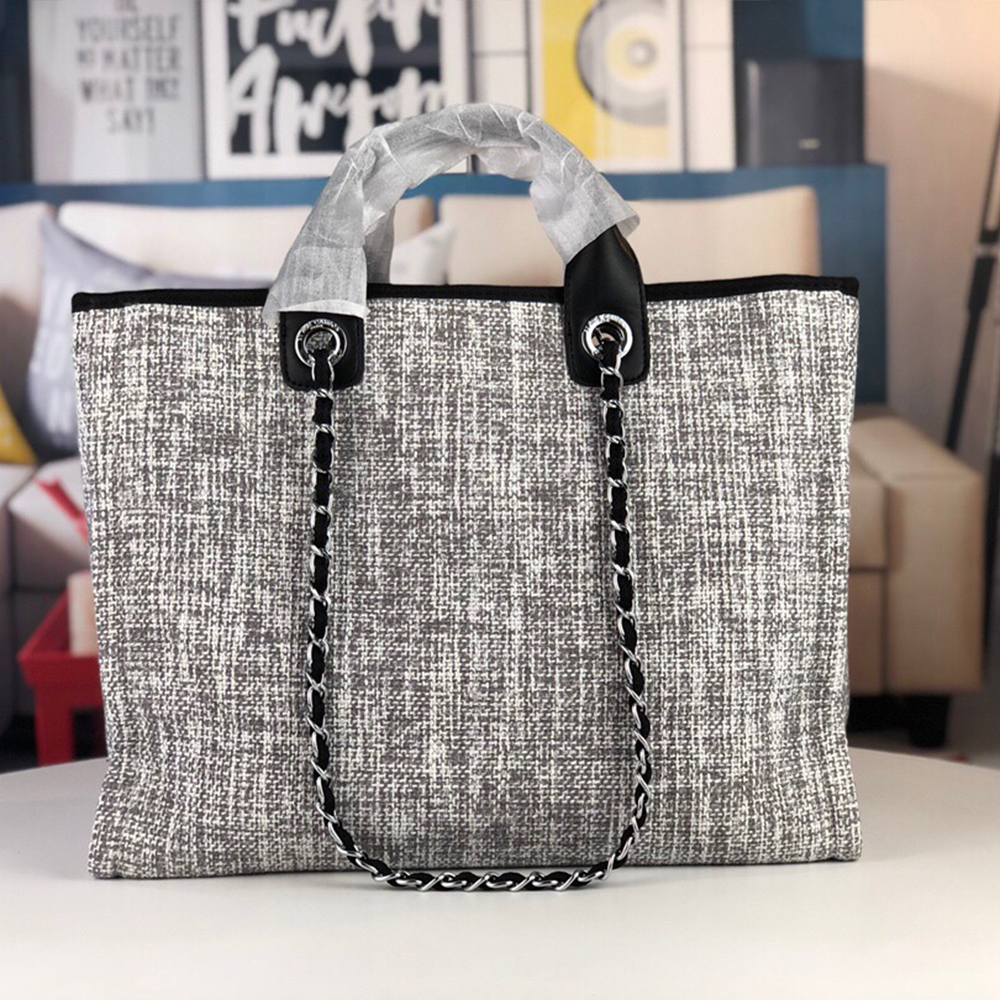 Chanel Handle Embroidered Crossbody Bag