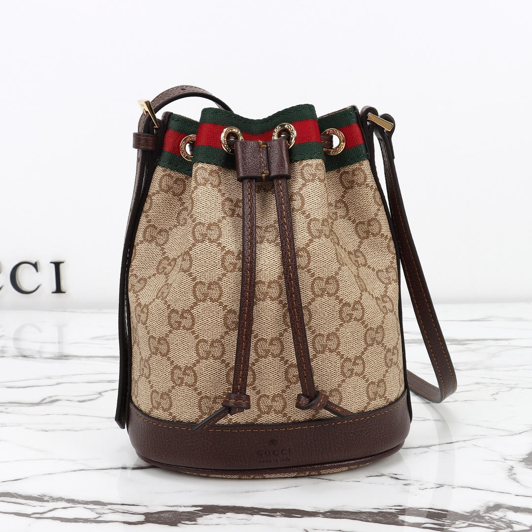 Gucci new canvas bucket bag bucket bag