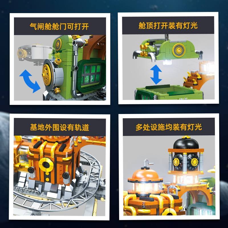 Jiestar JJ9114 - Steampunk: Lunar Base