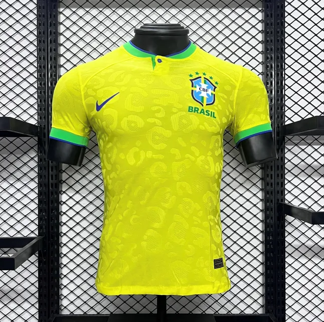 Player Version Brazil 2022 World Cup Home Jersey（Special NEYMAR JR #10）