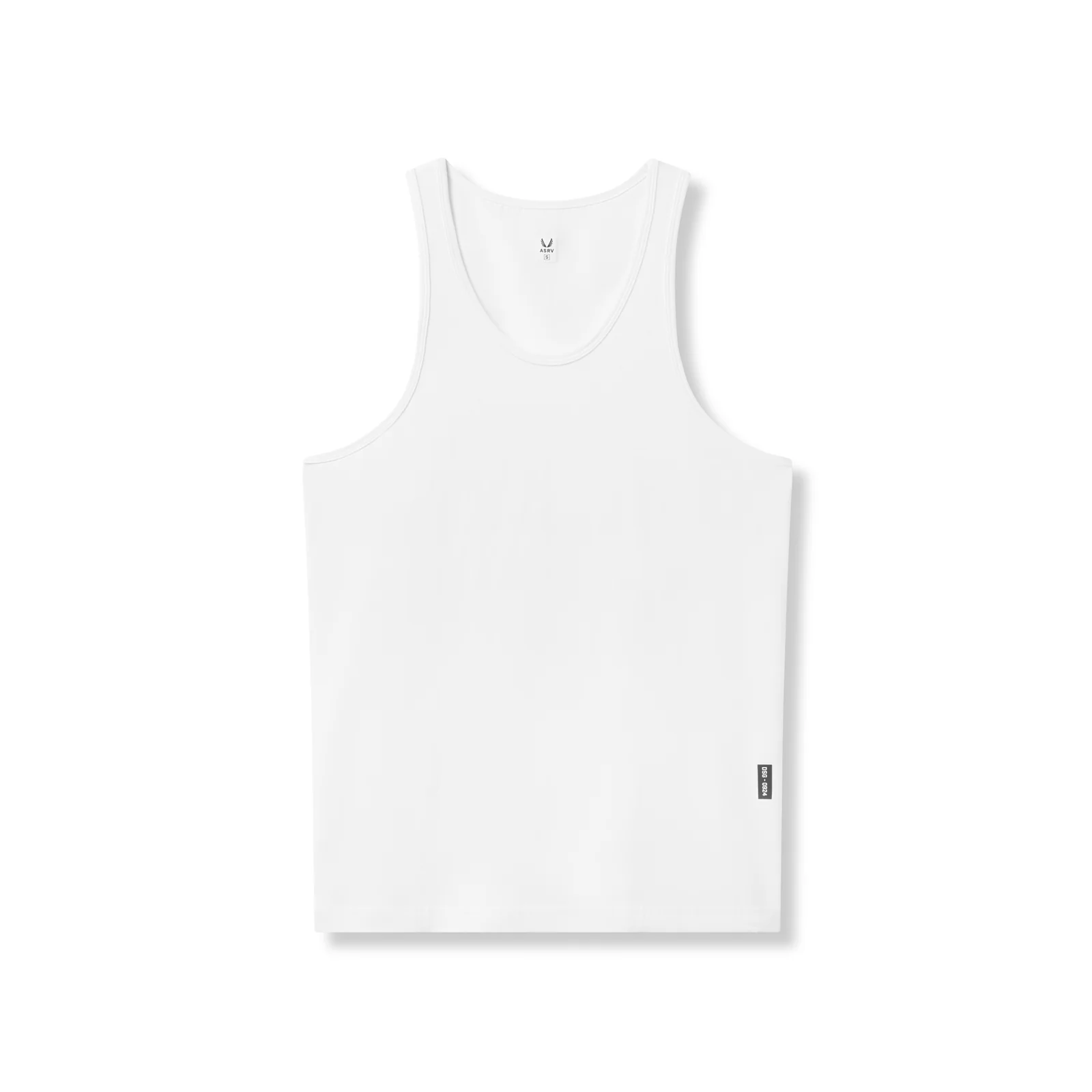 0924. Supima Essential Slim Tank - White