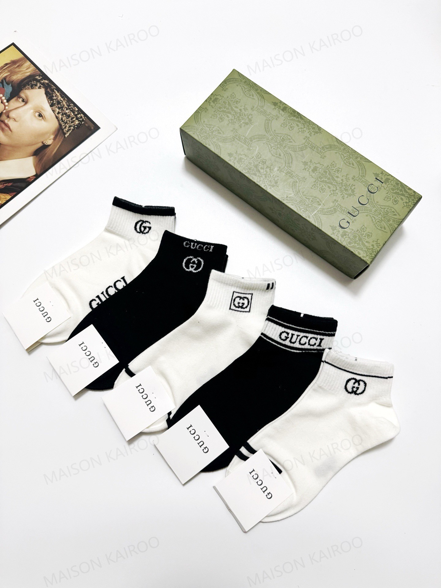 Gucci Socks 5-Pack - KAIROO