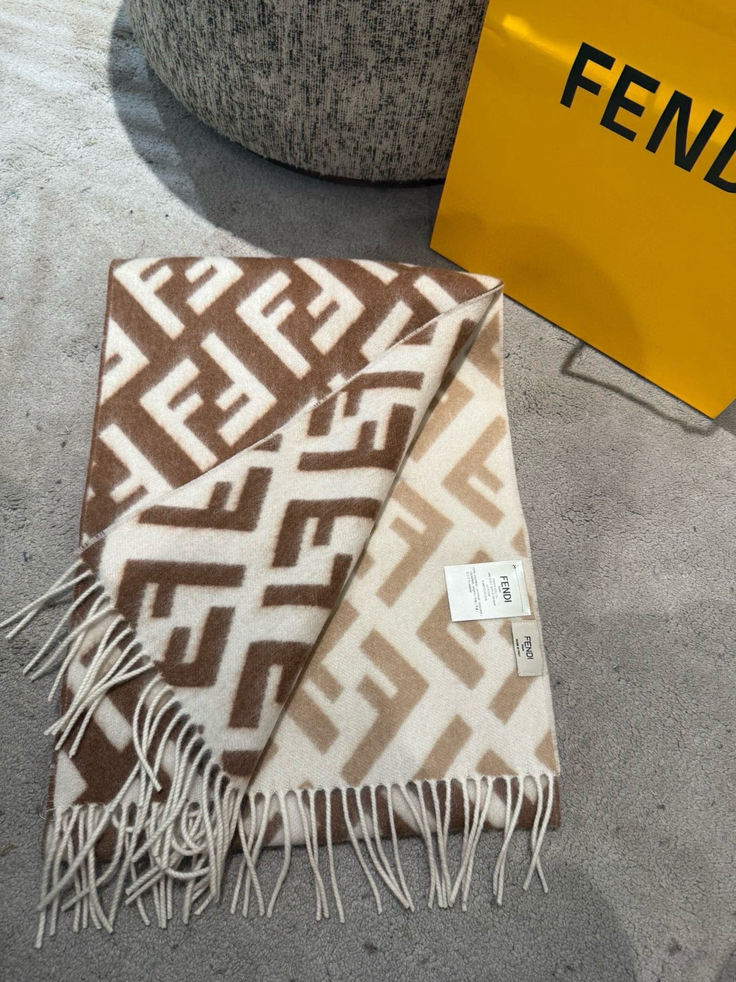 Fendi FF Cashmere Scarf