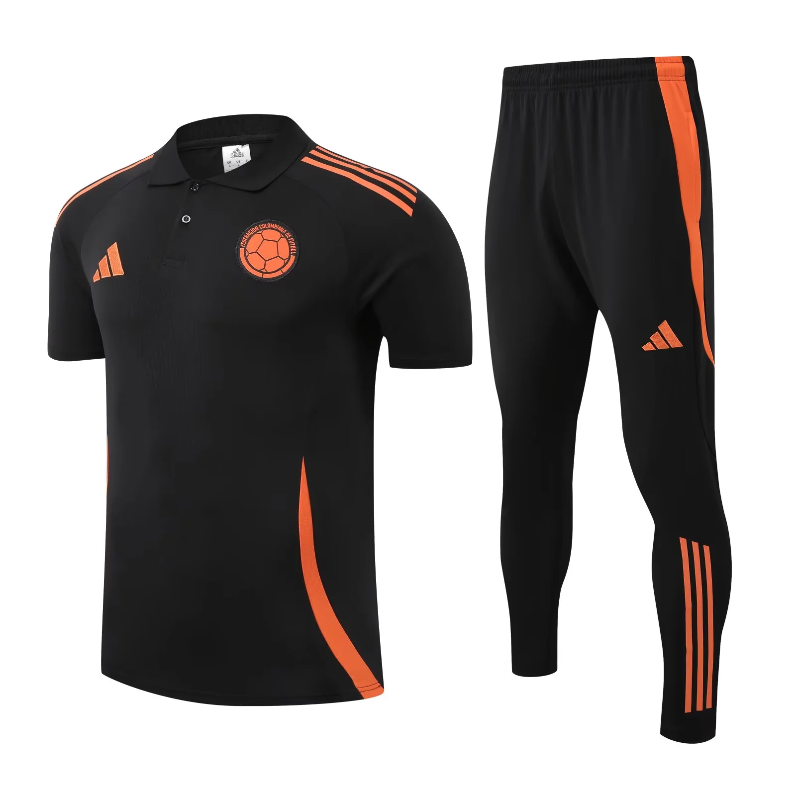 Colombia Short Sleeves Long Pants Black