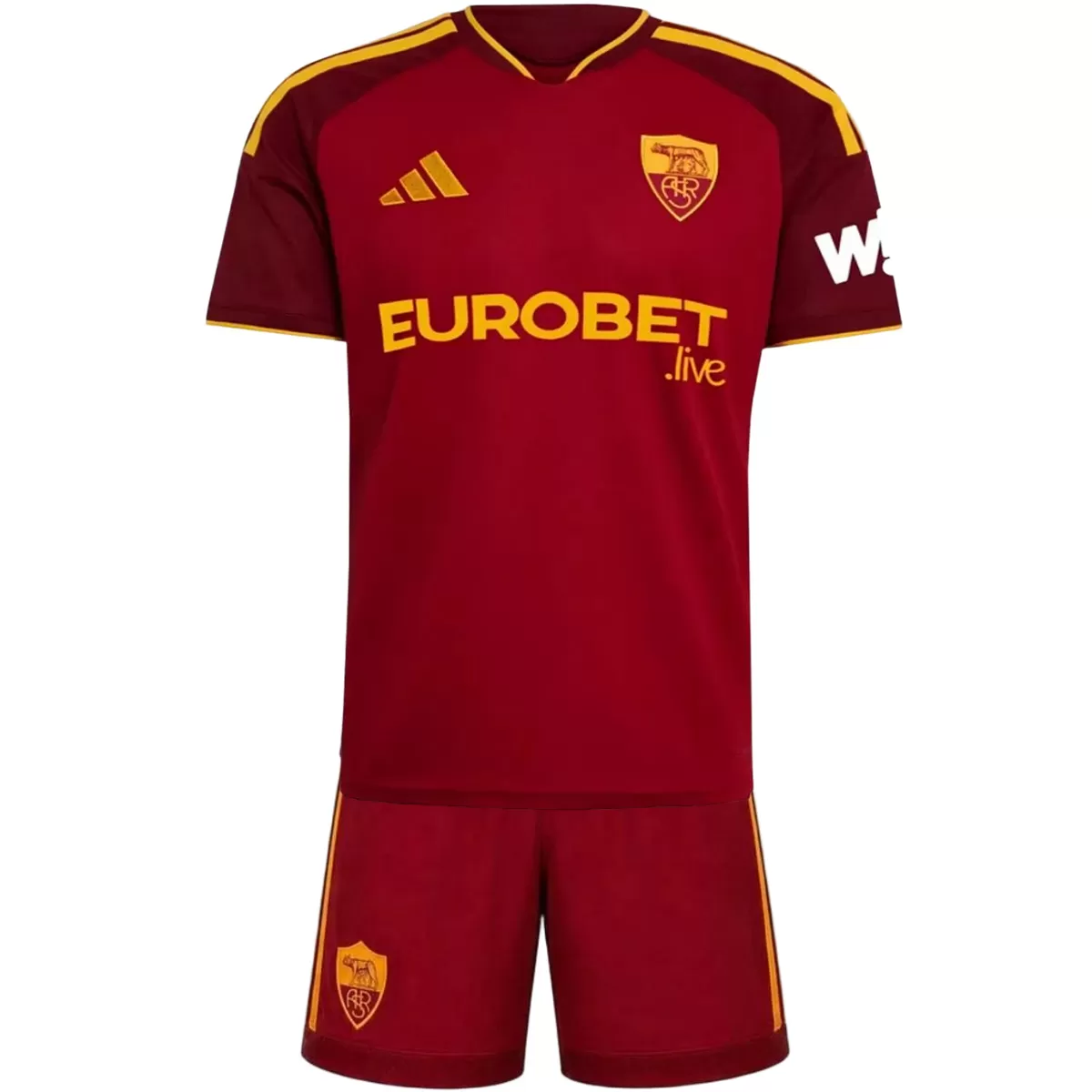 Kids AS Roma Home Suit 26/27 | Soc Jersey - Premium Football Jersey