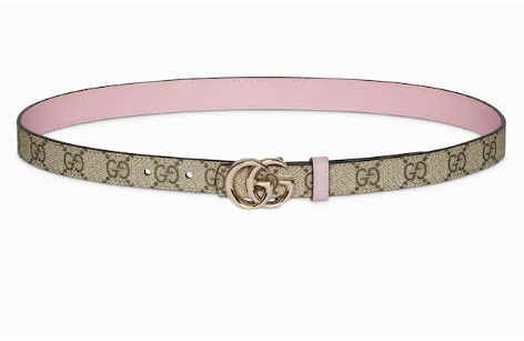 Gucci Reversible GG Marmont Thin Belt 2cm