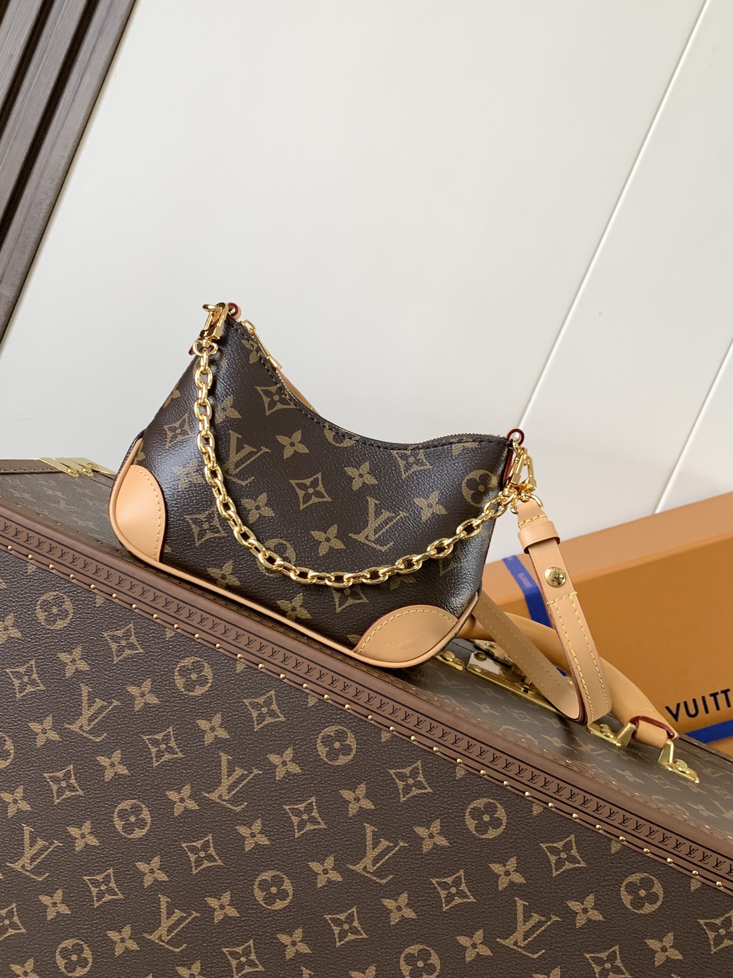M25519 LV Nano Boulogne Bag in Monogram Canvas