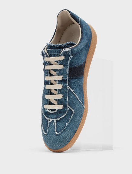 Maison Margiela Denim Sun-Faded Sneaker