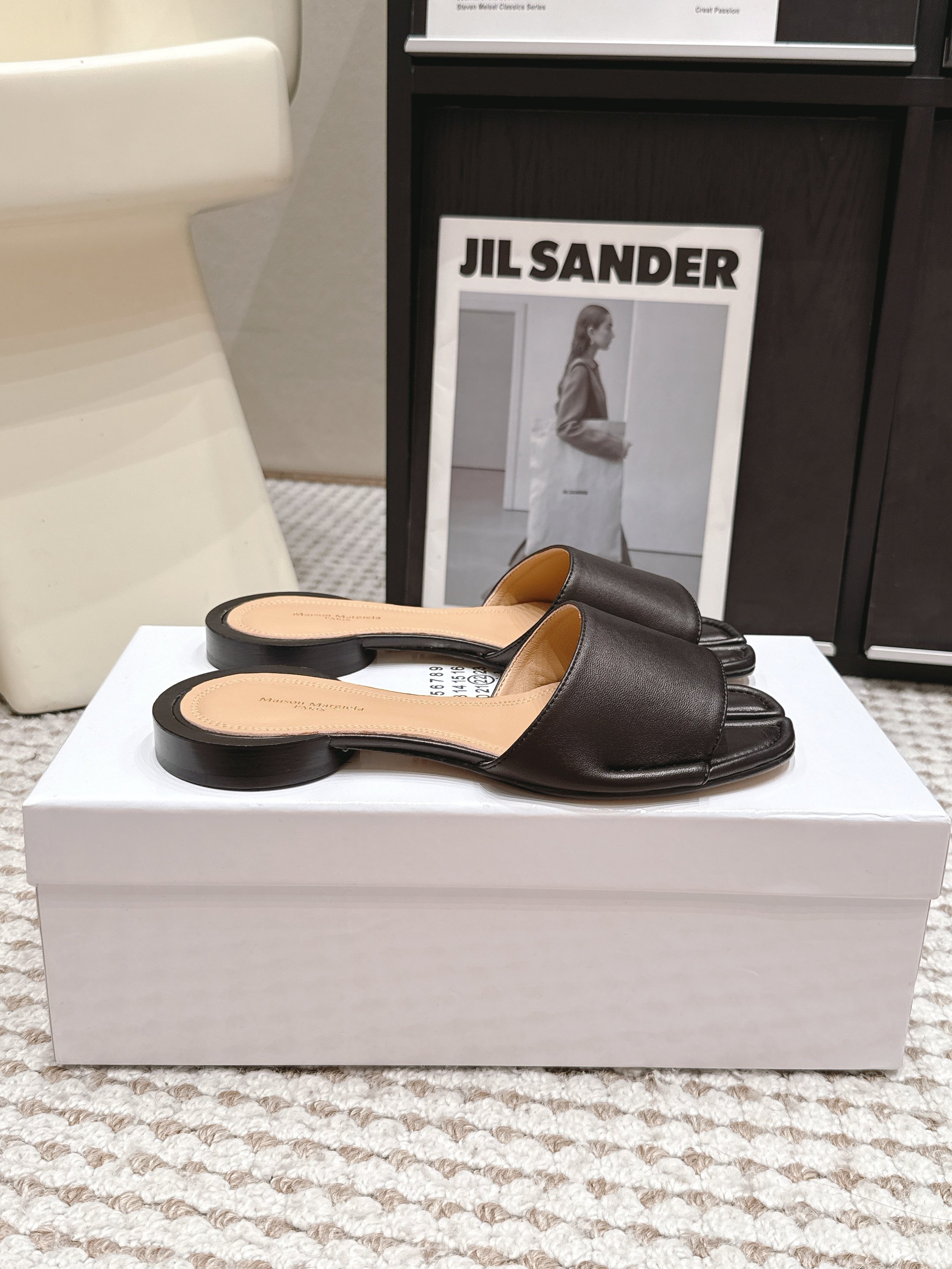 Maison Margiela Tabi Mule in Nappa leather