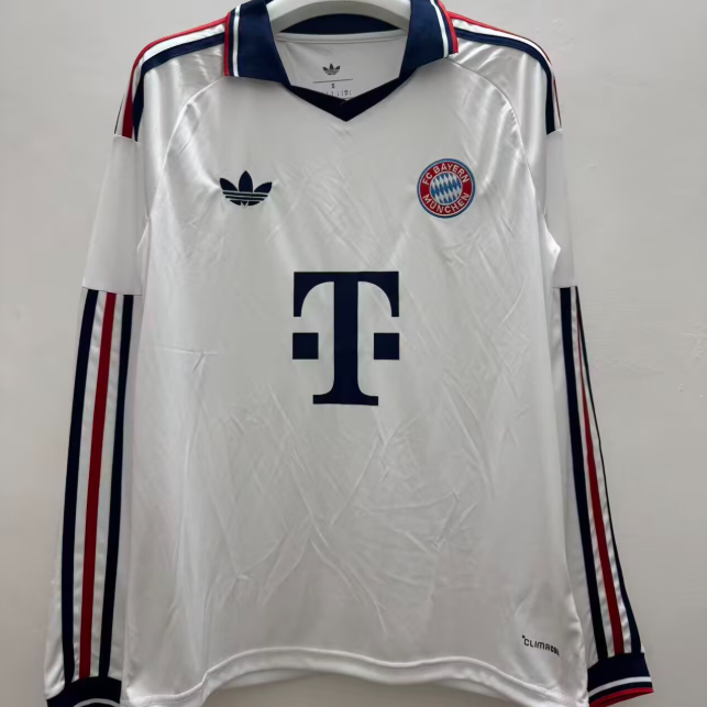 26-27 Bayern München  Men Jersey Away Long Sleeve  S-4XL Fan Version - musan