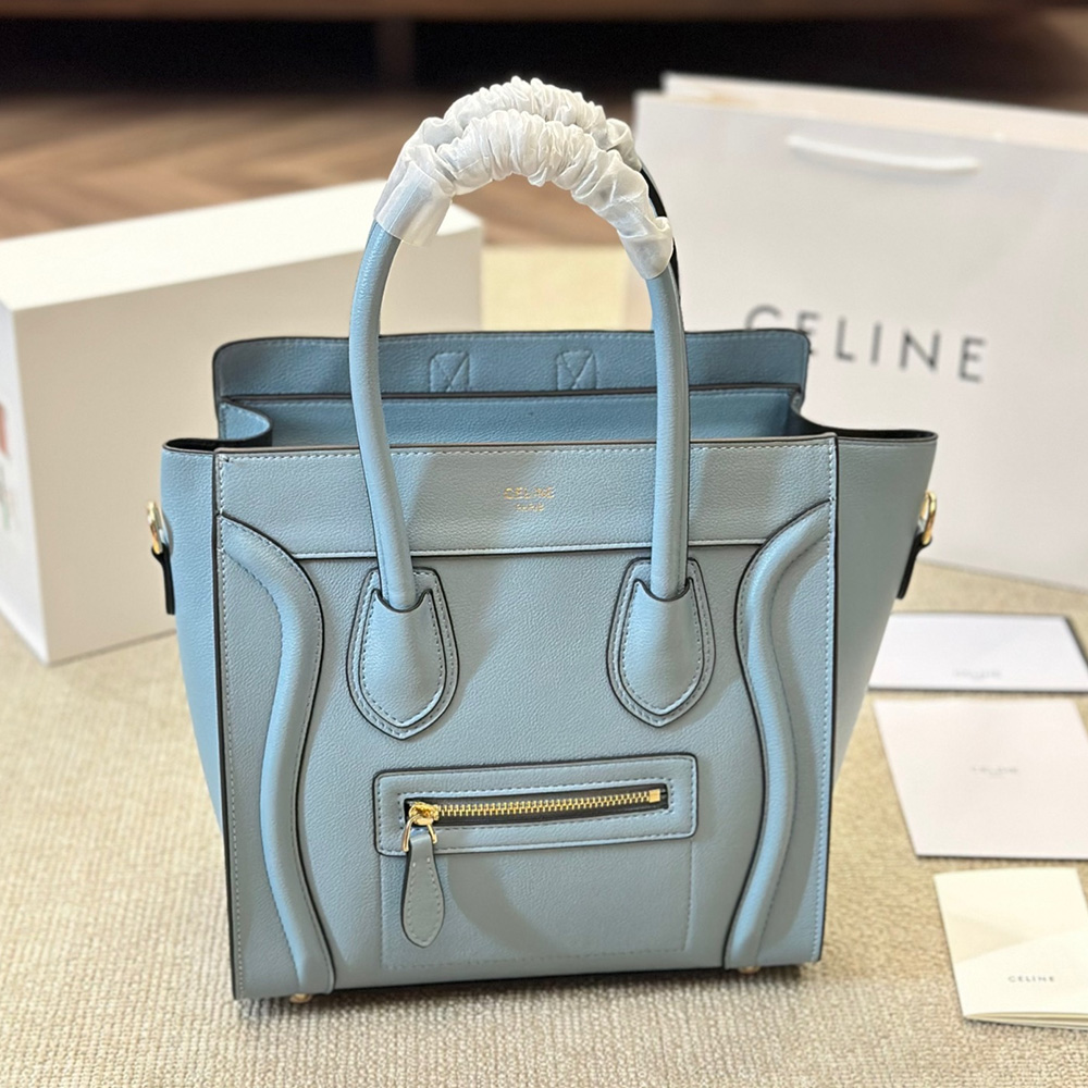 Celine Luggage Smiley leather handbag crossbody bag