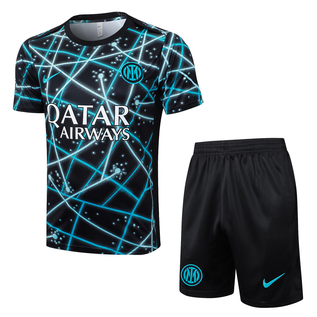 Inter Milan Training Short sleeve Suit 24/25 | Soc Jersey - Premium Football Jersey