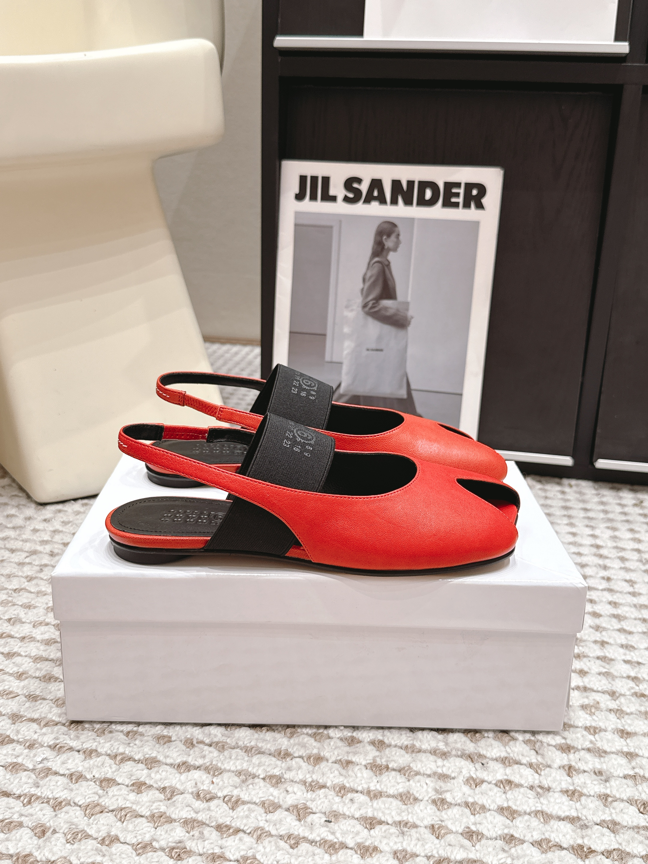 Maison Margiela Tabi Flat Singback Sandal
