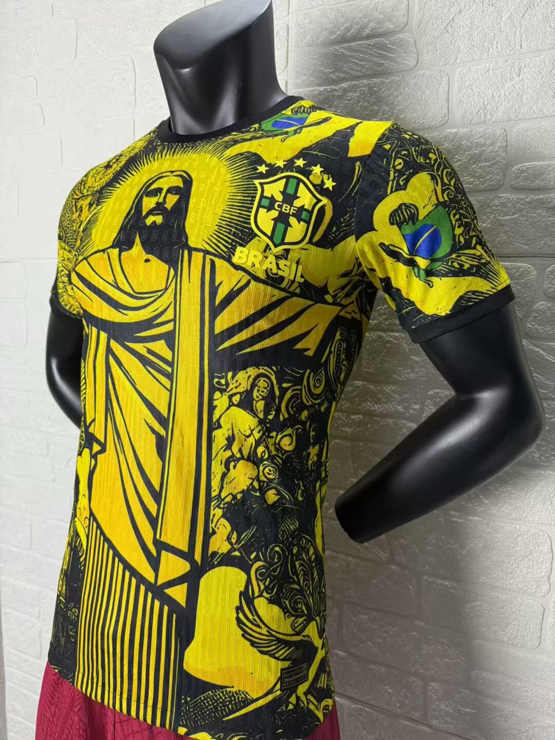 Brazil Yellow Special Edition Player Version Man Jersey