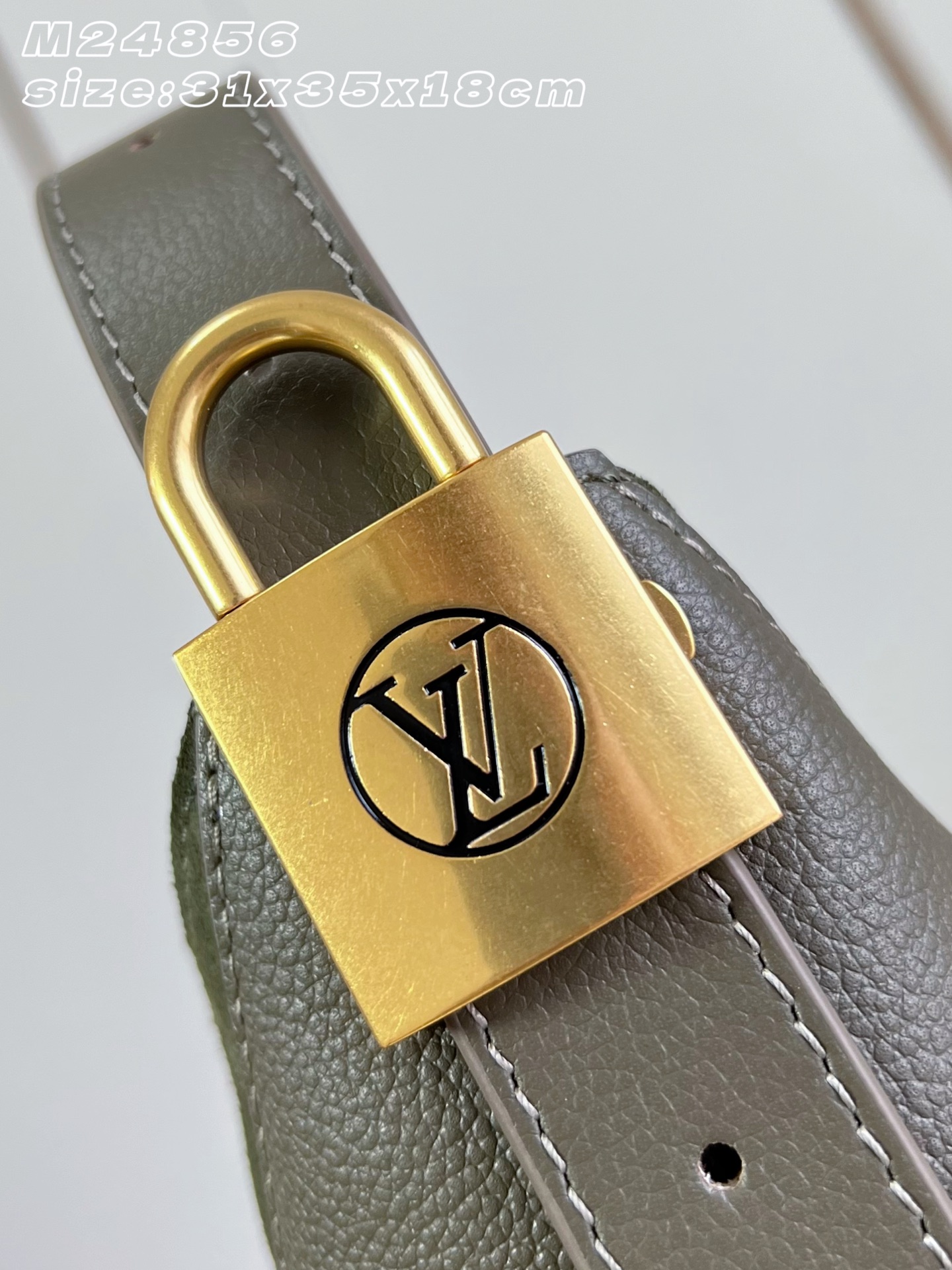Louis Vuitton Dark Grey Green Flight Mode Medium Handbag
