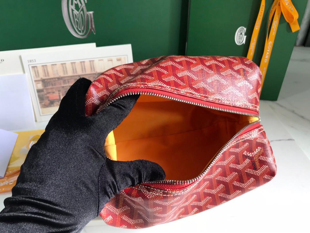 Goyard cosmetic bag