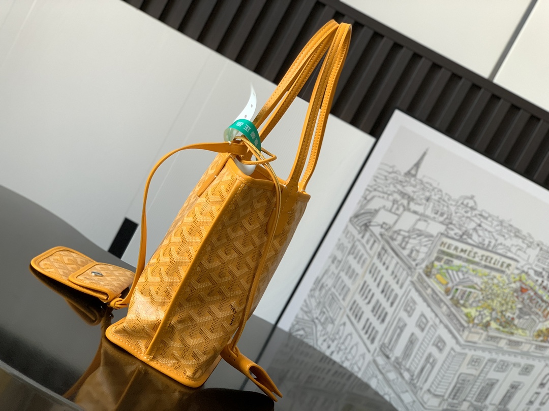 Goyard Anjou Mini Reversible Bag in Yellow