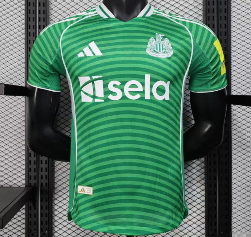Player Version 25/26 Newcastle United Away Green Jersey S-2XL