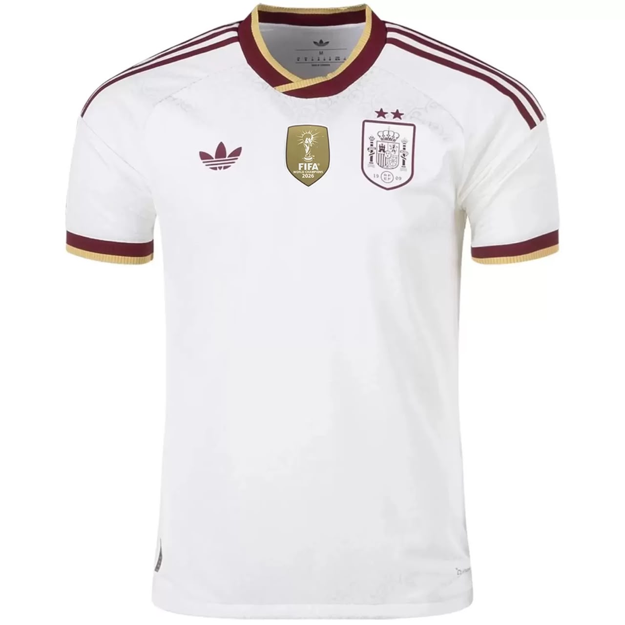 Spain Away Champion Jersey World Cup 2026 - 2 Stars