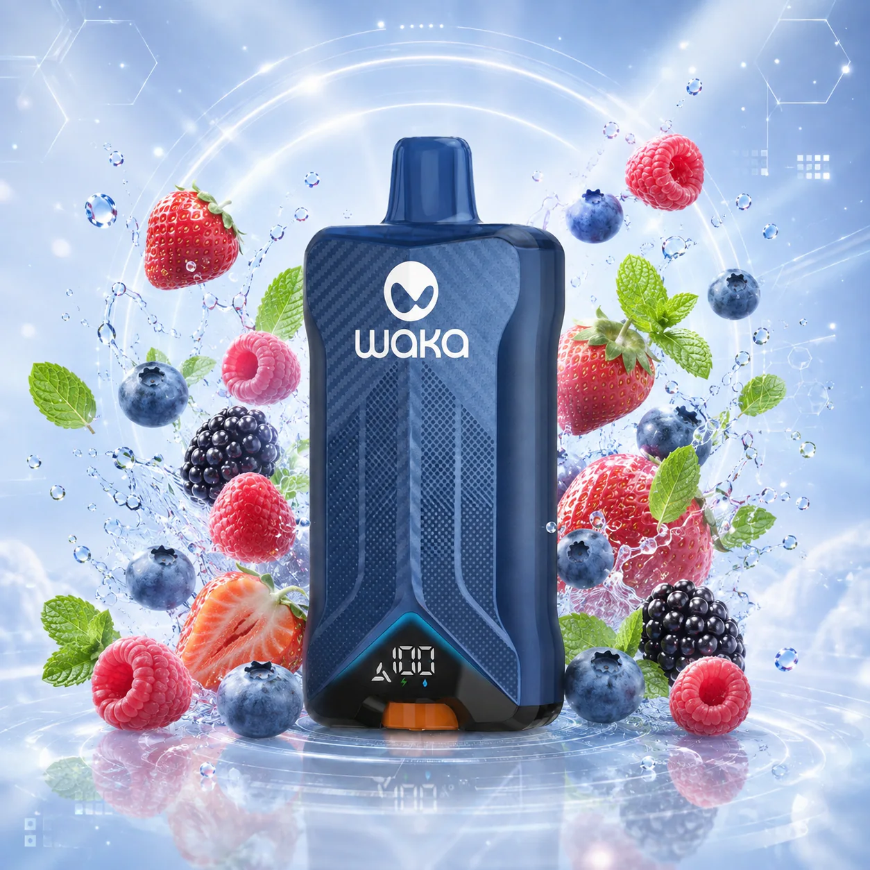 WAKA VOJO 60K Disposable Vape – Mixed Berries - Vaba Vape-Shop