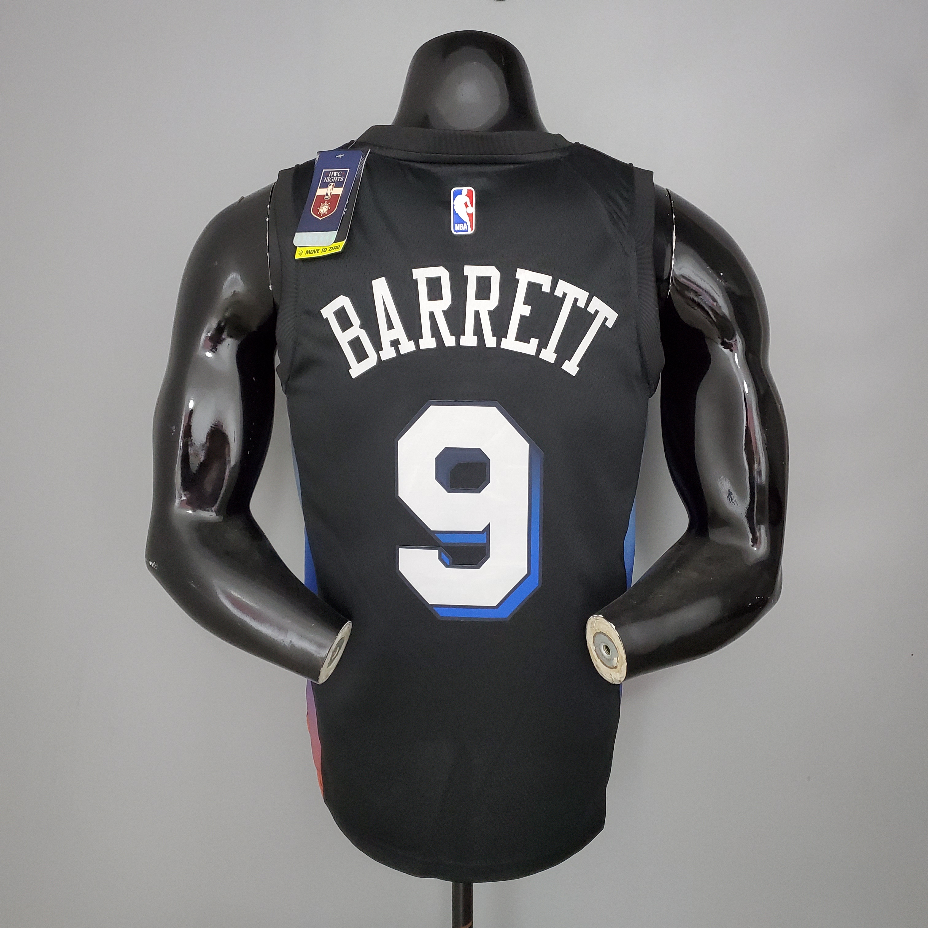 RJ Barrett New York Knicks City Edition Swingman Jersey Black