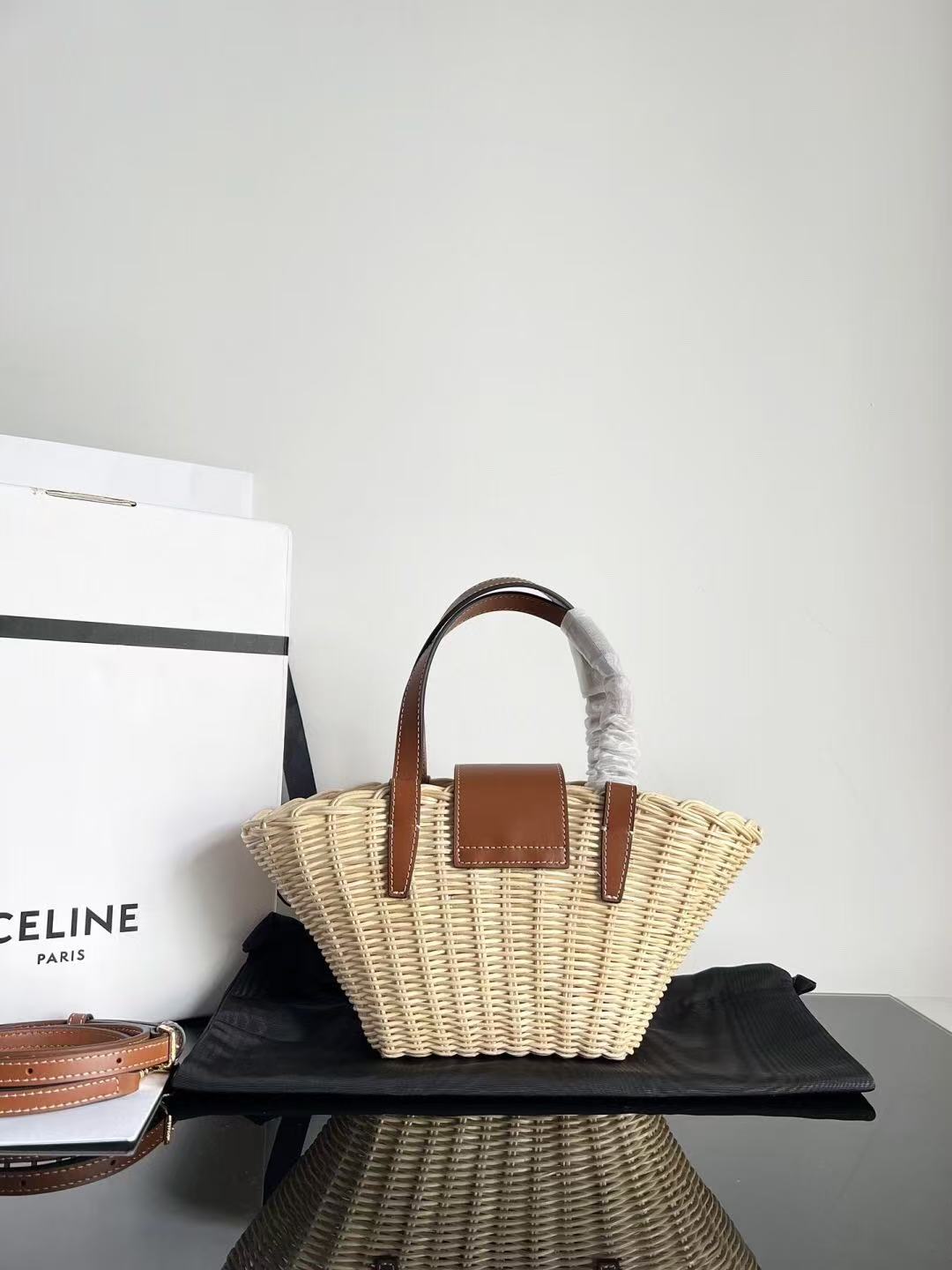 Celine woven handbag crossbody